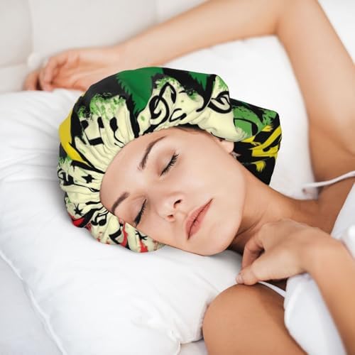 Adjustable Silk Satin Night Cap Women's Men's Sleep Cap