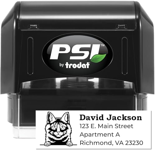 Personalized Kurilian Bobtail Cat Address Stamp for Wedding Invitations & RSVP Cards | Handcrafted Custom Return Address Stamper with Feline Design | Self-Inking Rubber Stamp for Mail & Envelopes