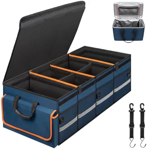 GDNasist Car Trunk Organizer and Storage for Car, SUV & Sedan, Extra Large