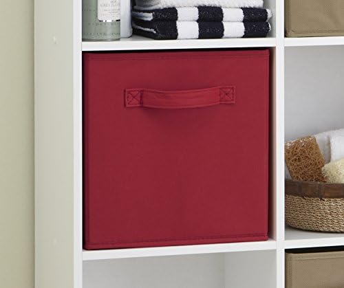 ClosetMaid 18656 Cubeicals Fabric Drawer, Red, 2-Pack