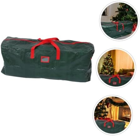Kisangel Christmas Tree Storage Bag Large Capacity Holiday Tree Pouch for Safe Storage Oxford Material for Seasonal Decorations