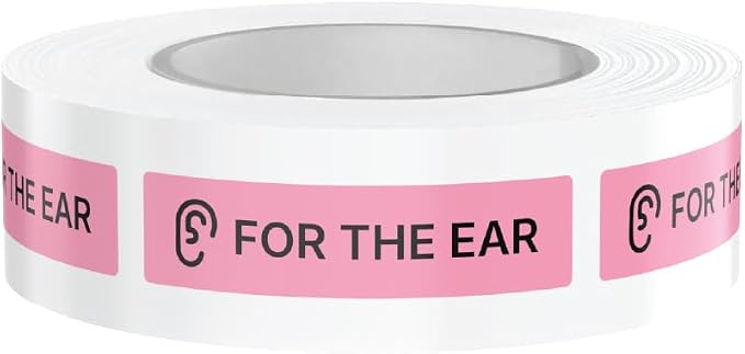 Dispensed Medication Veterinary Pharmacy Labels | Roll of 500 | Clinical-Grade Color-Coded Stickers for Medication Bottles (for The Ears)