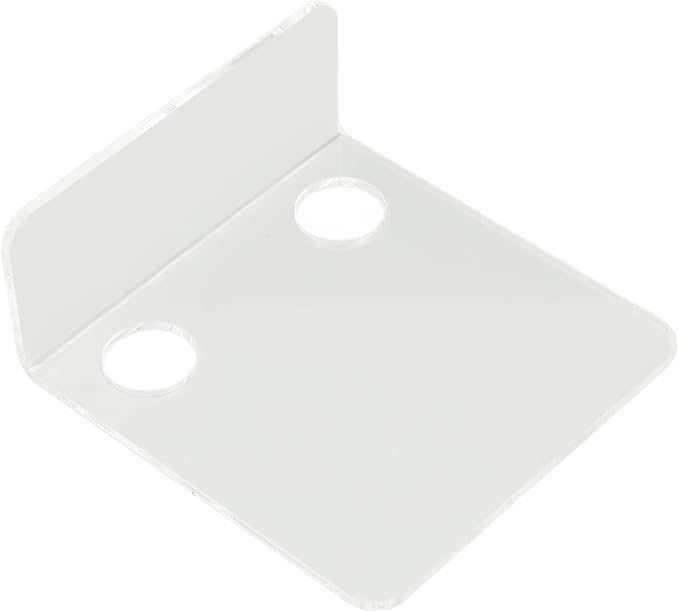 Aramox Acrylicistic Acrylic Shelf Small Monitoring Wall Cameras Wall Shelf for Cameras and Baby Monitor in Offices and Garages (Transparent)