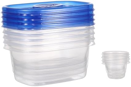 Glad GladWare To-Go Medium Rectangle Snack Containers, 24 Oz, 4 Count | BPA-free plastic, tight seal, microwave and dishwasher safe, meal prep and lunches