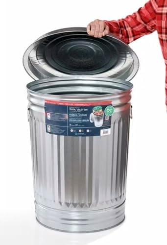 Replacement Infinity Lid for 20-Gallon Galvanized Steel Trash Can ZH73819