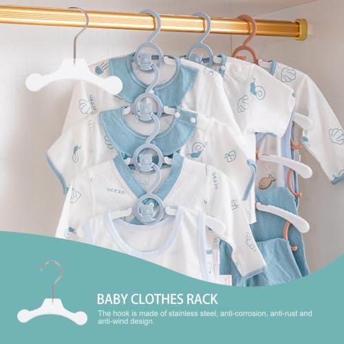 Beaupretty Wear-Resistant Portable Pet Clothing Hanger Made of Stainless Steel and Acrylic Household Small Hanger with Silver Round Hook for Courtyards and Traveling Convenient Apparel