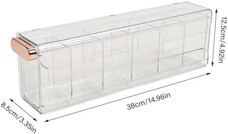 Underwear Storage Boxes Sock Organizer Dividers Transparent Removable Wall Mounted Drawer Closet Organizer for Bedroom Office PET Material 1 Storage Box 2 Patches