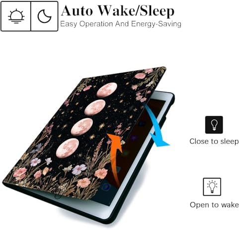 for Samsung Galaxy Tab E 9.6 Inch 2015 Model T560/T561/T567 Tablet Case,Auto Wake/Sleep,Adjustable Stand Protective Cover - Fantasy Dragon