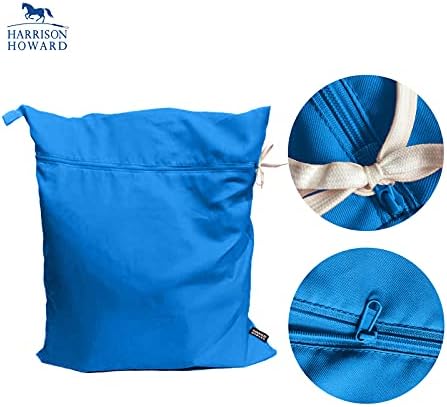 Pet Washing Bag Dog Cat Horse Hair Laundry Bag for Rug Sheet Boots Pets Laundry Helper by Harrison Howard True Blue