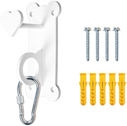 ESPETS Dog Leash Wall Hook - Sturdy Pet Leash and Accessory Holder（White）
