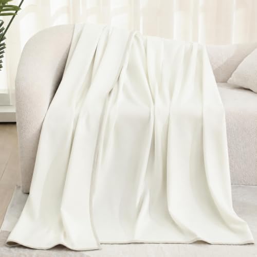 Tisancy Waterproof Bed Blanket Queen Size 78'' x 82'' White Polyester, TPU Waterproof Film Mattress Protector Mat with Storage Bag for Bed Cover