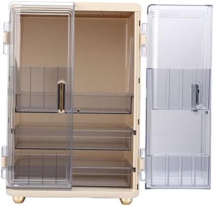 Sanpyl Makeup Organizer with 3 Tier Storage Box for Skincare Supplies