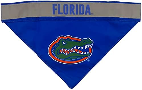 Pets First NCAA Florida Gators TIE Bandana, Small/Medium. Dog Football Reflective Bandana Scarf Bib for Pet, Cat, or Dog. The Ultimate Game-Day, Party Bandana