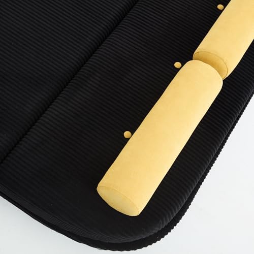 52" Corduroy Love seat Sofa Day Bed Recliner with Storage Pocket USB Charger Minimalist Design 2-Seat Sofa Set with Velvet Fabric for Living Room Office Apartment Black