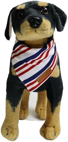 Realeaf 4th of July Dog Bandanas 2 Pack, Reversible American Flag Pet Scarf for Boy and Girl, Premium Durable Fabric, Patriotic Bandana for Large and XLarge Dogs (X-Large)