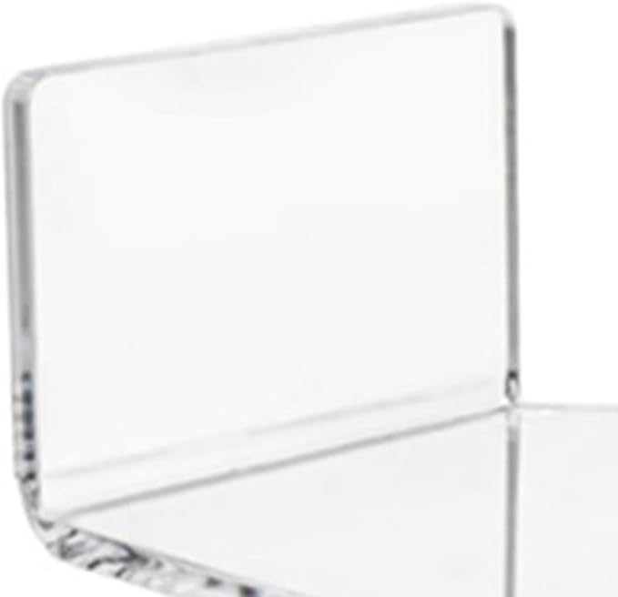 Corner Camera Mount - Security Camera Shelf, 2 Pieces Acrylic Wall Mount Stand for Monitors, Clear Acrylic Frame with Industrial-Strength Adhesive, Device Management Tool for Securing Equipment