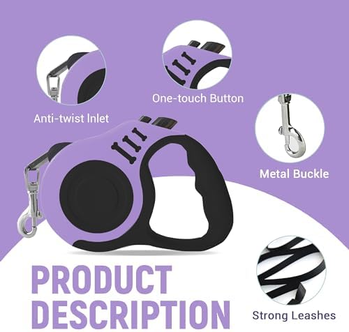 Retractable Dog Leash Automatic Telescopic Tractor Dog Tape