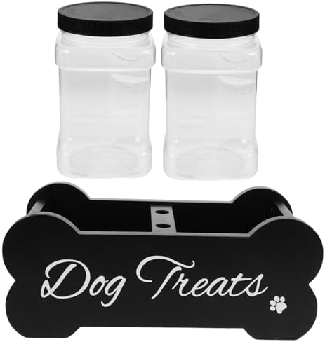 SHOWERORO Dog Organization and Storage Storage Box Treat Container Holder Dog Biscuits for Pet Food Bin Box