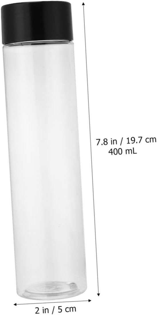 12pcs Disposable Pet Beverage Bottles for Juice Water Storage Plastic Containers Food-grade Lightweight for Daily Use