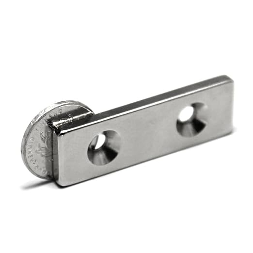 3~10PCS 60x20x5-5mm Sheet Rare Earth 2 Holes 5mm Block Rectangular 60x20x5-5 Strip Magnetic 60 * 20 * 5-5 Magnets(5pcs)