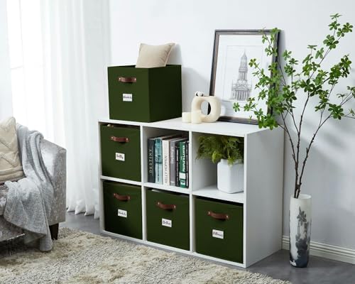 DECOMOMO Storage Bins, Storage Baskets for Shelves