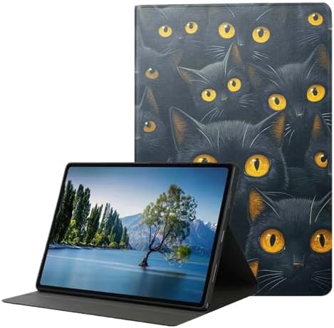 for Samsung Galaxy Tab S6 Lite 10.4" Tablet Case 2022/2020(SM-P610/P613/P615/P619),Premium Leather Folio Stand Auto Wake/Sleep,Multiple Viewing Stand,Cute Kittens