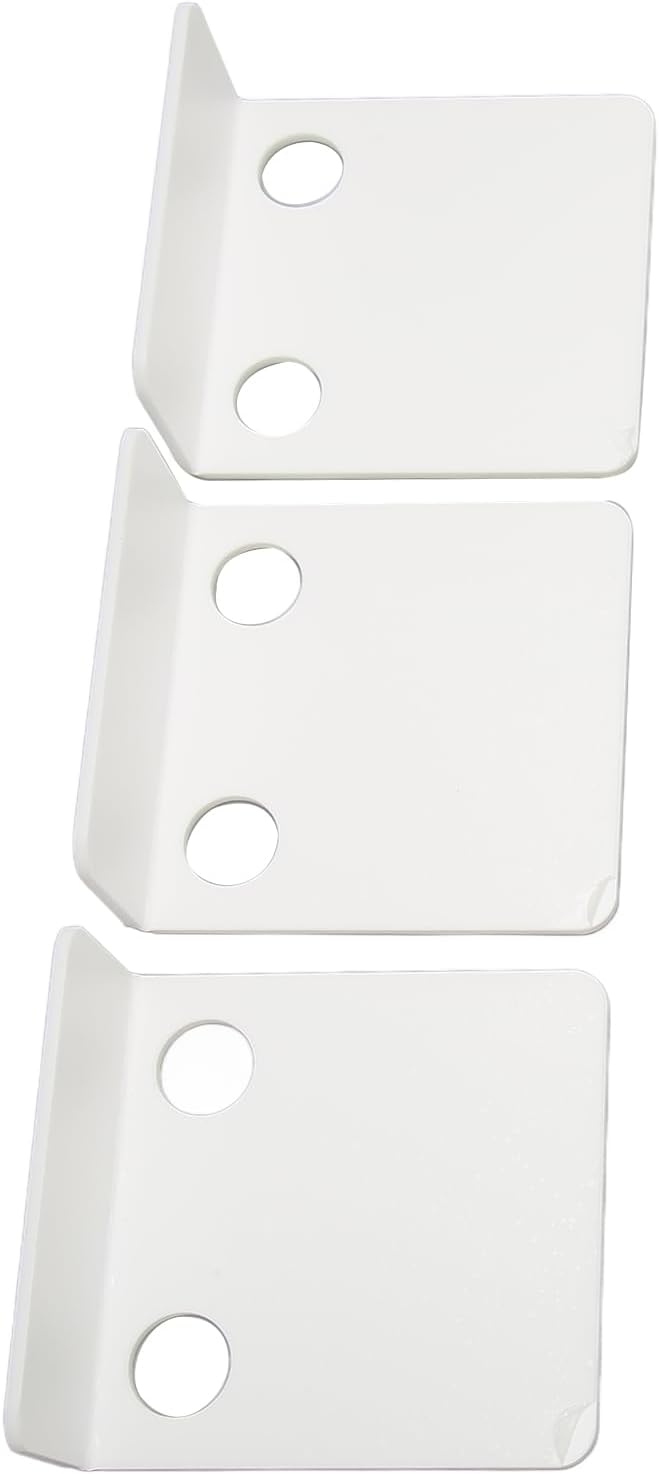 Aramox Acrylicistic Acrylic Shelf Small Monitoring Wall Cameras Wall Shelf for Cameras and Baby Monitor in Offices and Garages (White)