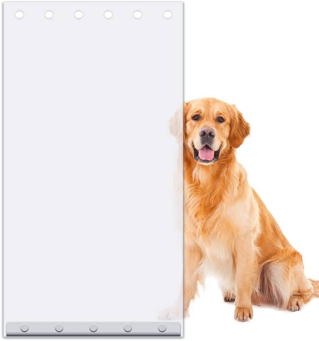 Dog Door Replacement Flap, 24" x 15" Flexible Pet Door Replacement Flap | Compatible with Super Large Dog Door, Weather Resistant Doggie Door Replacement Flap Fits Pets Up to 120 Lbs