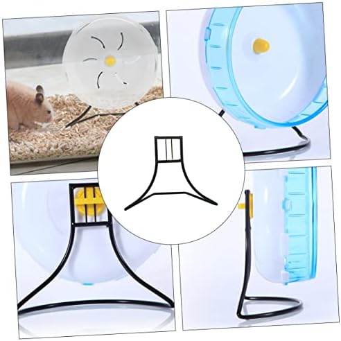 BESPORTBLE 1pc Pet Hamster Running Wheel Storage Rack Iron Bracket for Exercise Wheel Portable Lightweight Hamster Treadmill Toy