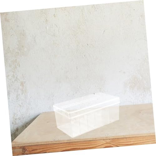 Happyyami Desktop Cable Organizer Box Transparent Multi-grid Charger Storage Case for Cables and Accessories Pet Material for Desk Organization