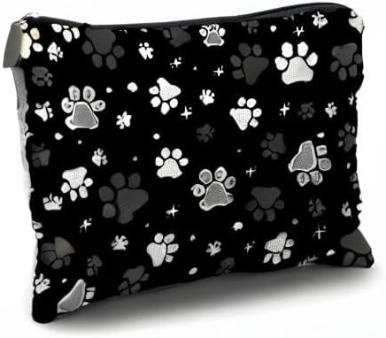 Paw Print Makeup Bag - Dog Gifts for Women, Cosmetic Bag for Dog Lovers