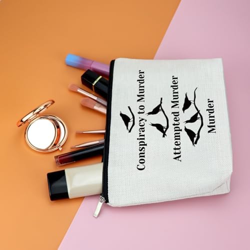 Crow Lover Gifts Makeup Bag Cosmetic Bag Bird Lover Gift Bird Watching Crows Themed Gift Crow Christmas Graduation Birthday Gifts For Friend Daughter Zipper Travel Bag