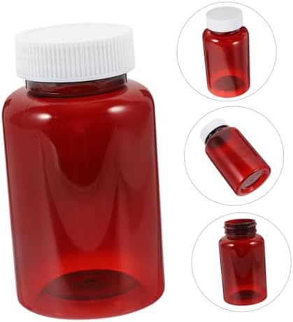 16pcs Medicine Containers Sealing Caps for Easy Access and Storage of Pills Liquid Samples and Medicines and Light-Blocking Design