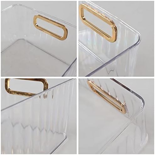 Idotry 6-Pack Clear Pantry Storage Bins, Plastic Organizer Bins