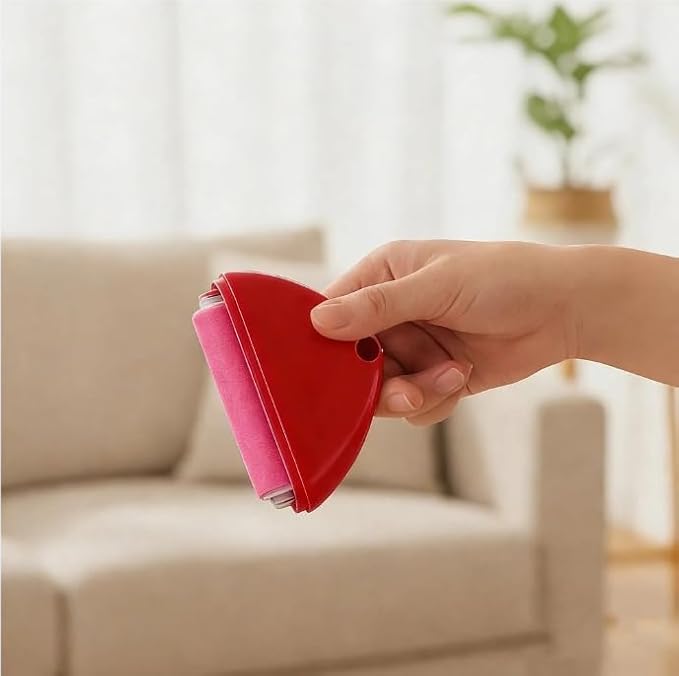 Portable Washable Lint Roller-Washable & Reusable Lint Remover for Pet Hair on Clothes, Furniture, and More - Compact Portable Design for Easy Cleaning