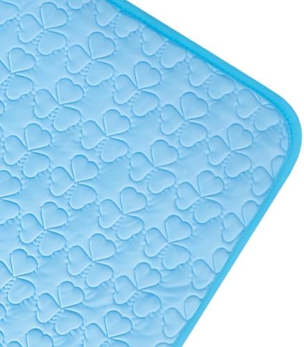 Cute Pet Cooling, Mat Anti-Slip Ice, Rug Multipurpose Indoor, Ergonomic | Cute Summer Washable, Cat Cooling Mat, for Kennel Crate, Sofa Home Puppy, Travel Bedding Small, Medium Dog Kitten, Floor
