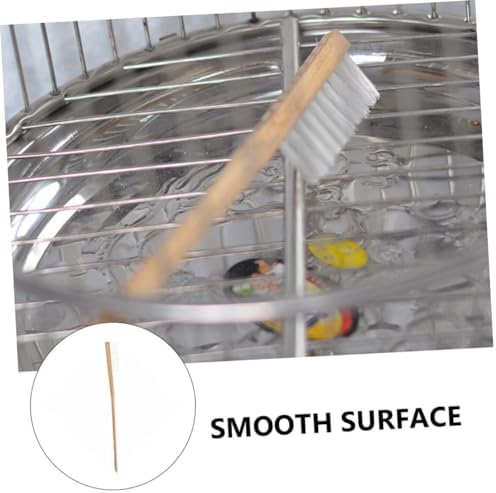 BESPORTBLE 1pc Handle Bird Cage Cleaning Brush Lightweight Cleaning Tool for Bird Droppings Removal Easy Storage Hanging for Parrots Canaries