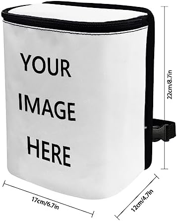 DISNIMO Custom Car Garbage Can Cute Cat Car Trash Can with Lid Car Garbage Can Leak Proof Auto Car Trash Bag Hanging Car Organizer Multipurpose Bin for SUV