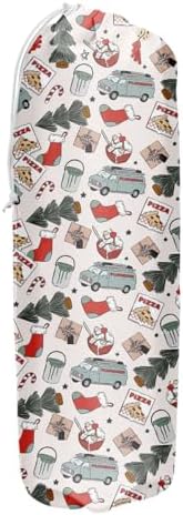 Bohemian Christmas Movie Pattern Grocery Bag Holder and Dispenser | Christmas Plastic Bags Organizer Garbage Shopping Trash Bags Storage for Kitchen Home Housewarming Gifts for Women Friends
