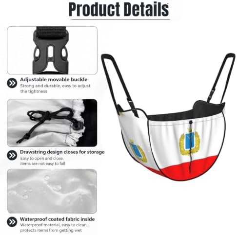 Saratov flag Car Seat Organizer-Backseat Storage Bag for Travel | Waterproof Durable. Holds Snacks Gear Essentials. Fits Most Cars.