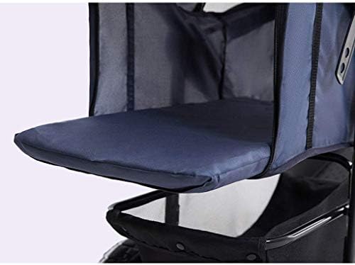 Pet Stroller-3 Wheel Stroller, Foldable Dog Liner and Storage Basket, for Small Medium Size，98 * 57 * 105cm