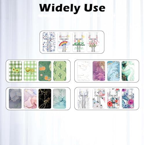 Marble Cable Protector for iPhone Type-c Charger,Sparkle Bling Marble Liquid Pattern 4 PCS Set Cable Protector for Women Girls Kids,Cable Chomper,Phone Charger Saver-Blue/White/Green/Purple