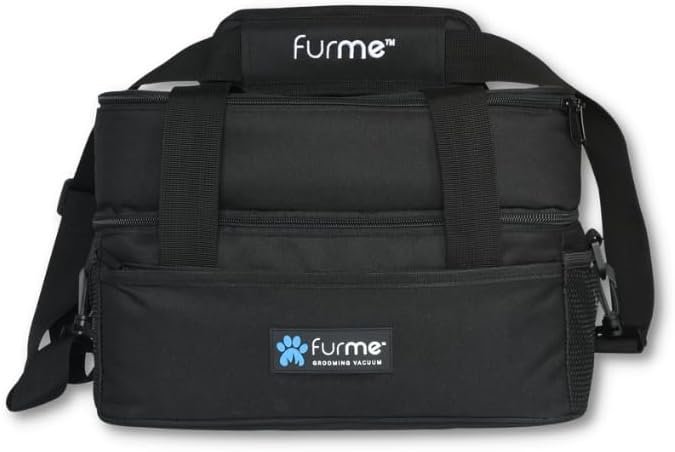 FURME Carrying Case for FM-01 Original Grooming Vacuum Kit - Lightweight Bag with Multiple Compartmans & Pockets, Suitable for Traveling and Storage
