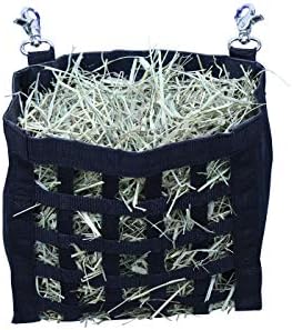 Rabbit & Guinea Pig Hay Bag Feeder with Super Tough Bottom® Design | Small 10.5" x 9" x 5" Hay Feeder | Organized Feeding | Made in USA Design (Purple, Small 10.5" x 9" x 5")