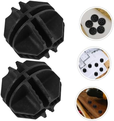 ABOOFAN 12Pcs Black ABS Cube Connectors for DIY Wire Storage Assembly | Tool Free Installation, Deformation Resistant Design, Fits Shoe Racks and Storage Cabinets, PET Cage Use