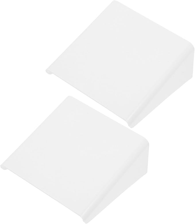 Security Camera Holder and Monitor Wall Mount Shelf, Adhesive No Drilling Floating Organizer for Speakers and Electronics, White 2pcs Wall Hanging Storage Rack for Home Use