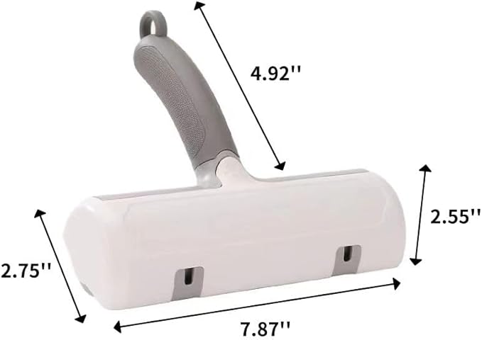 Reusable Pet Hair Remover for Dogs & Cats – Manual Fur Cleaner Roller, No Batteries Needed, Reusable Lint Brush for Couch, Carpet, Bedding & Car
