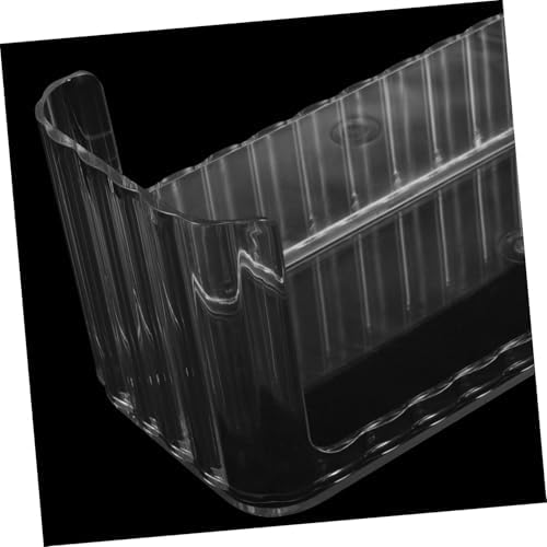 Vanity Organizer Tray Elegant Storage for Makeup and Jewelry Space-saving Design for Bathroom Medicine Cabinet and Kitchen Cabinets Transparent Finish