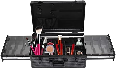 Professional Barber Case,Detachable Hairdressing Tool,Versatile Salon Hair Styling Tools Organizer,Travel Makeup Suitcase,Portable Beauty Storage Box for Hair Stylist Pet Groomer