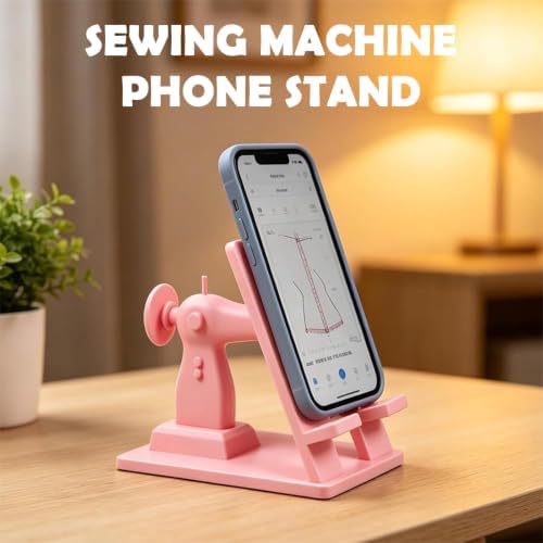 Sewing Machine Phone Stand, Hands-Free Desk Accessory (Set-6)